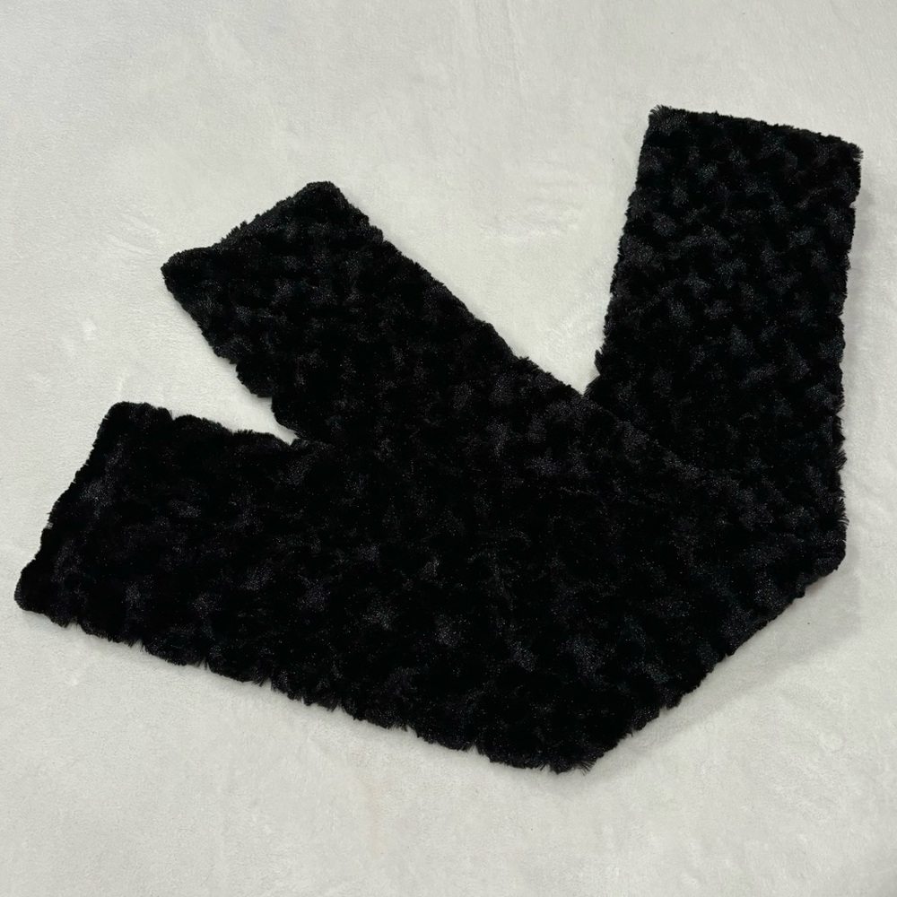 KOHL’S Women’s Warm Fuzzy Faux Fur Winter Scarf - black, one-size